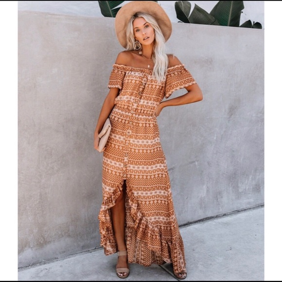 Vici Dresses & Skirts - NEW Vici Cairo High Low Off The Shoulder Dress